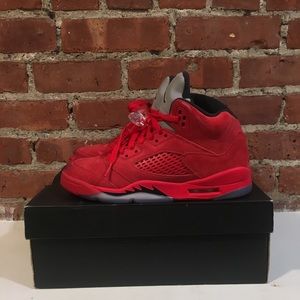Air Jordan 5 Retro “red suede”